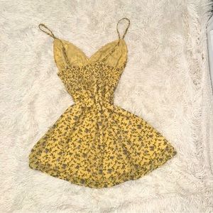 Forever 21 Yellow Babydoll Dress